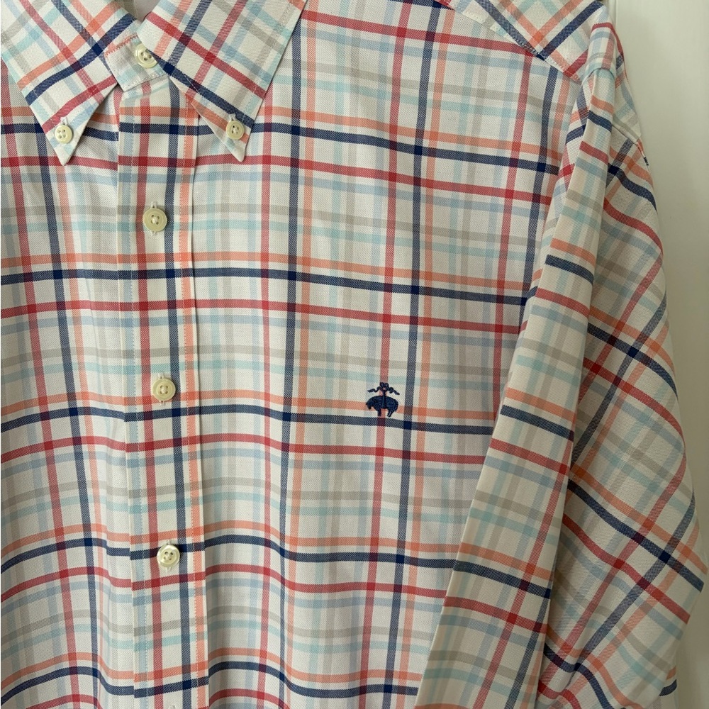 Brooks Brothers Multicolor Plaid Button Down Shirt